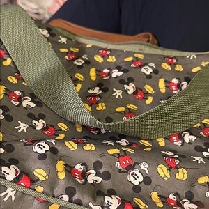 Mickey Mouse Patterned Tote Bag